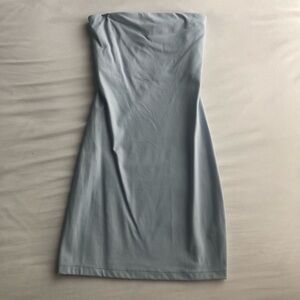 Garage Baby Blue Strapless Dress